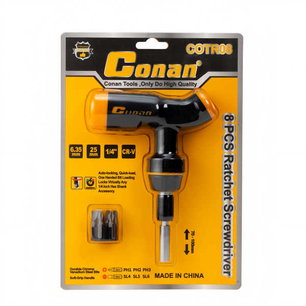 Ratchet Screwdriver 8 Pcs