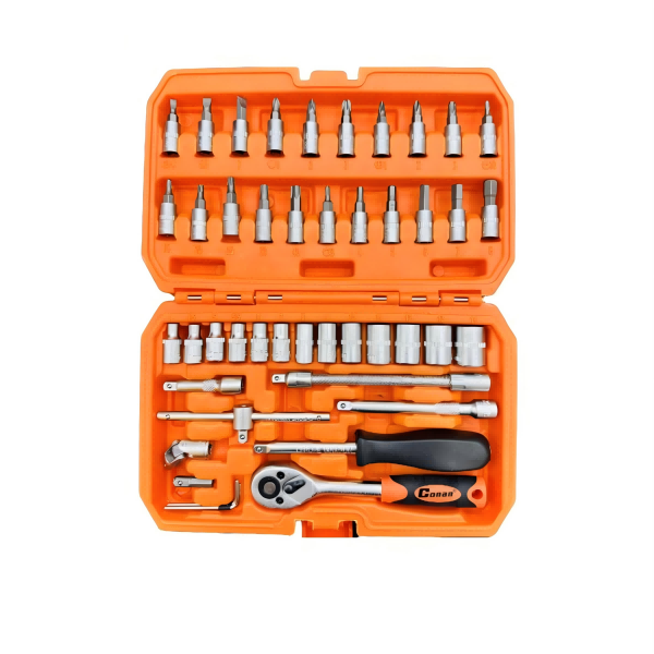 46 Pcs 1/4” Socket Set